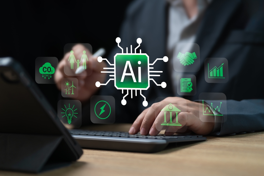 Ai,Analyse,Global,Warming,,Ethics,In,Resource,Protection,Concept,,Businessman